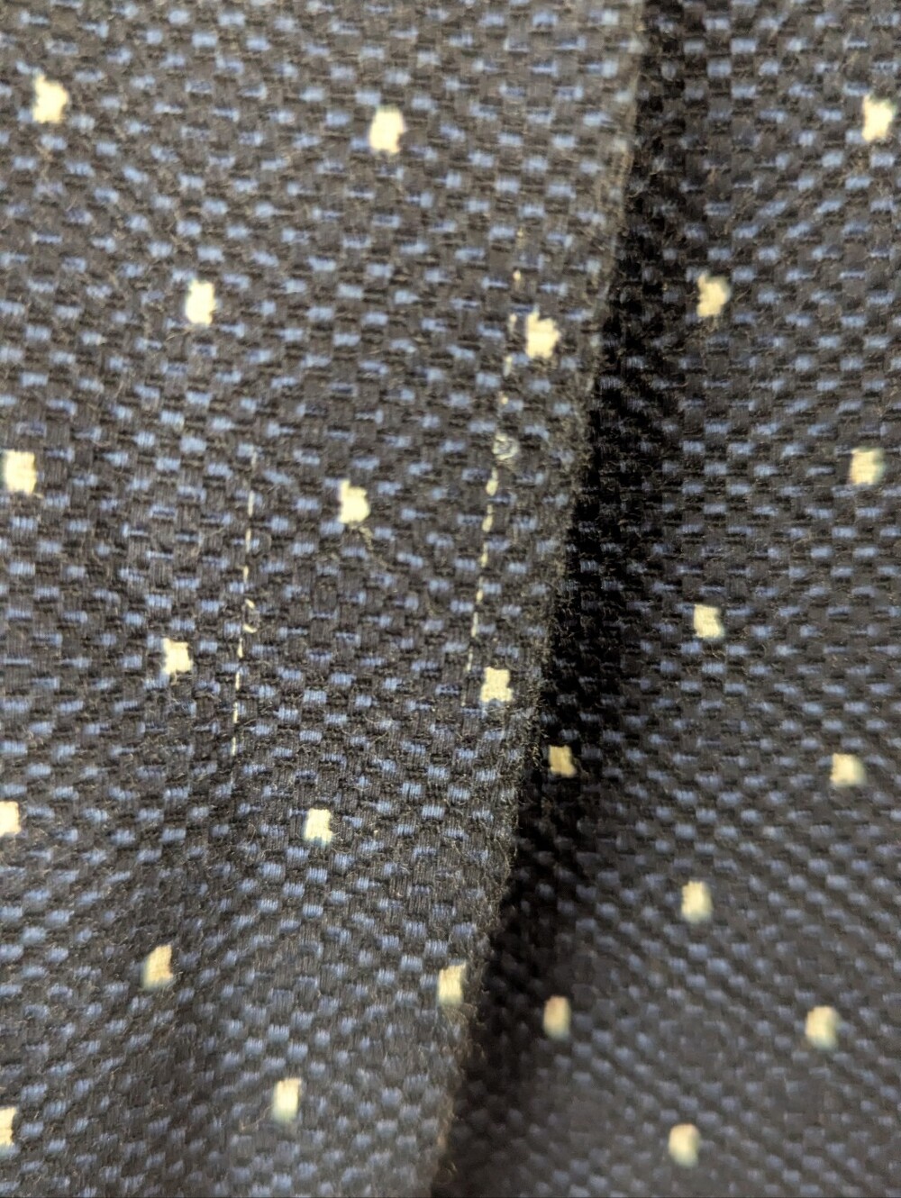 Banana Republic Jacquard Navy Cotton Stretch Blazer 10 - Picture 13 of 13